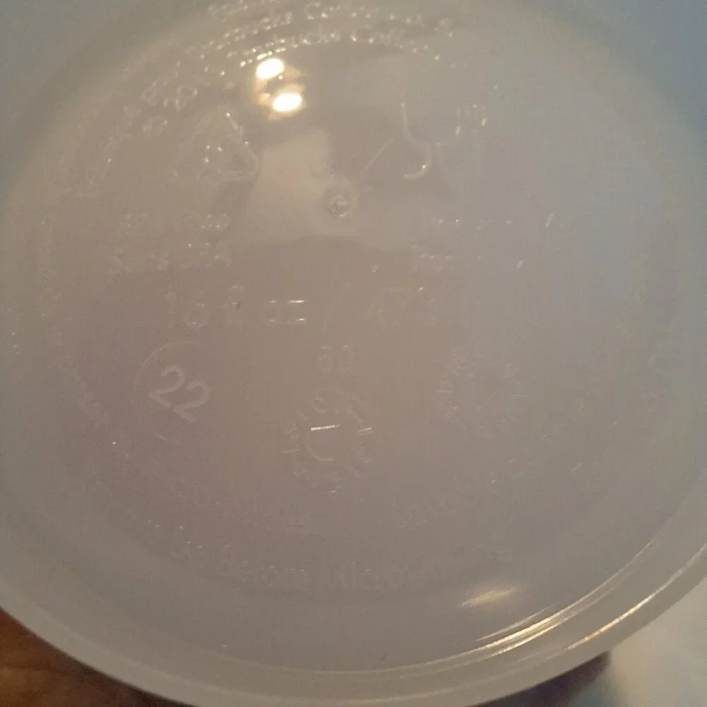 2013 Starbucks Halloween Reusable 16 oz Plastic No Lid Glow In‎ The Dark Cup